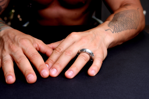 Anillo de plata para hombre