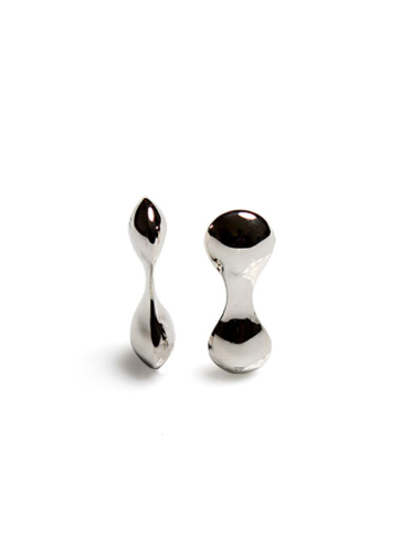 Silver cufflinks aero