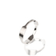 colgante de plata contemporaneop para hombre con fondo blanco
