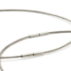 Cable de plata con fondo blancoi