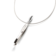 colgante de plata para hombre, pinzas de depilar