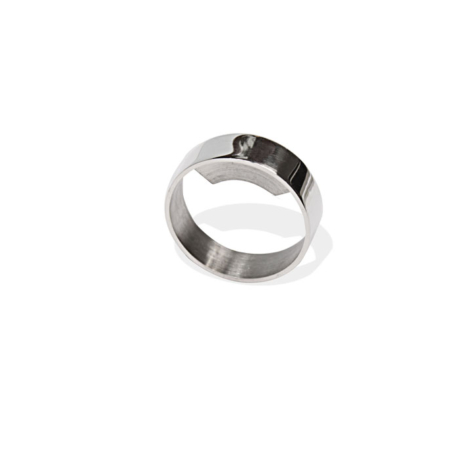 Anillo de plata para hombreexcéntrico 2