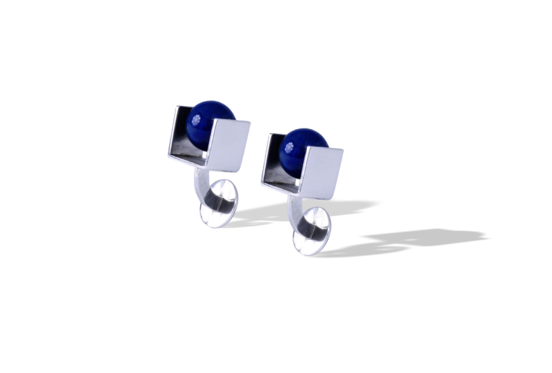 Sterling silver cufflinks for man withe background