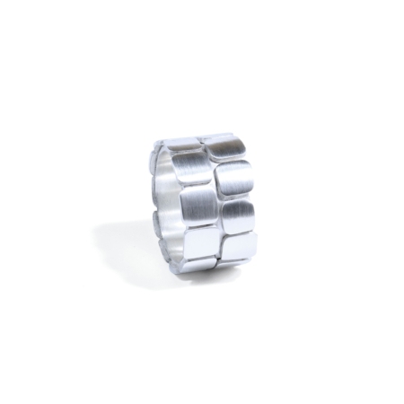Silver ring for man