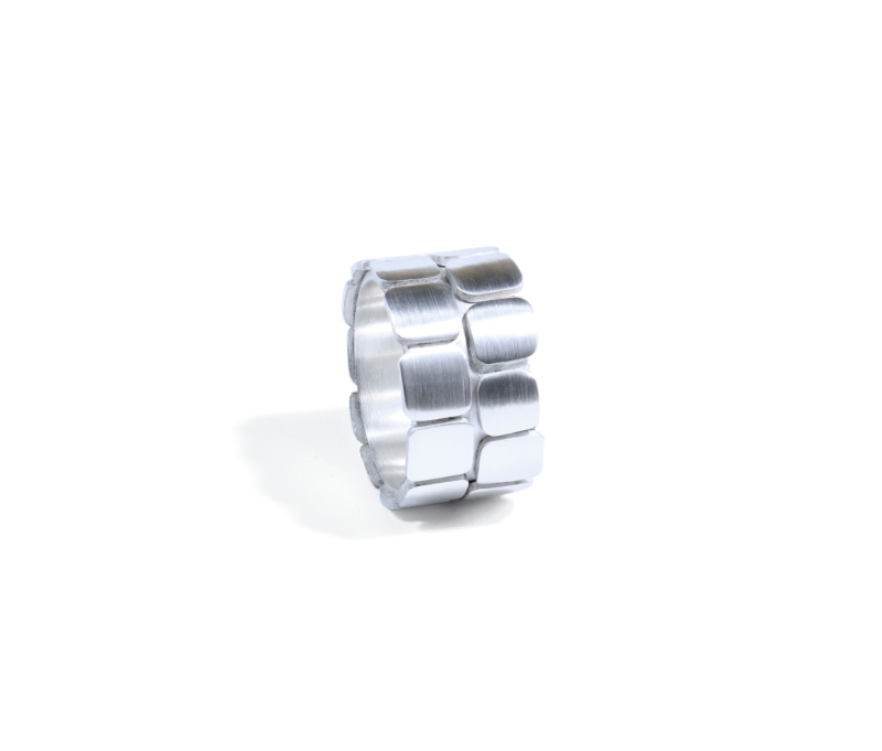 Silver ring for man